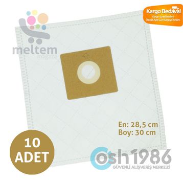 Arçelik S-4210 4240 4250 10 Adet Süpürge Toz Torbası