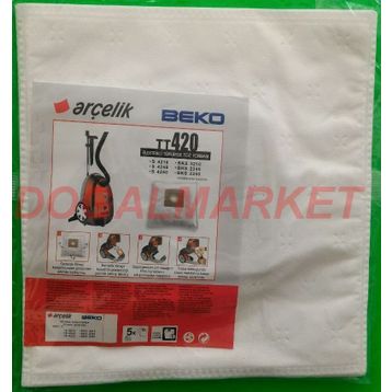 Arçelik S-4210 4240 4250 10 Adet Süpürge Toz Torbası