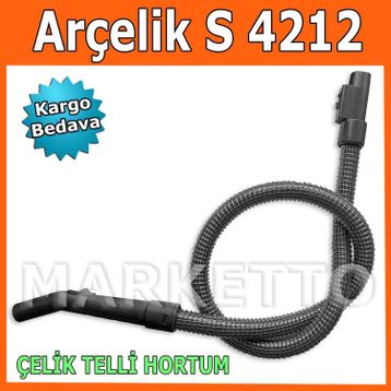 Arçelik S 4212 Çelik Telli Süpürge Hortumu