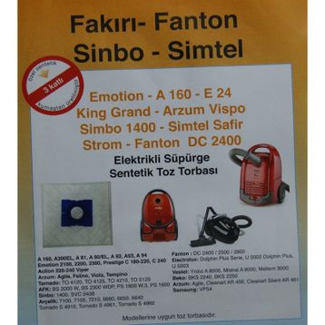 Arçelik S 4240-S 4250-S 6260 Orjinal Toz Torbası