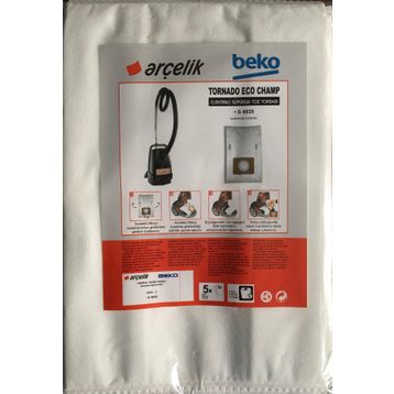 Arçelik S 4935 Tornado Eco Champ 10 Adet Süpürge Torbası