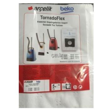 Arçelik S 4961 10 Adet Orjinal Bez Toz Torbası