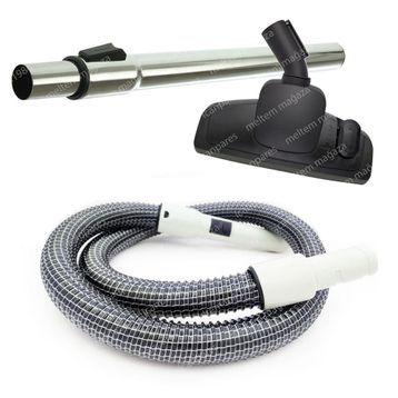 Arçelik S 5911 3'lü Set Hortum Emici Başlık Teleskopik Metal Boru