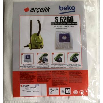 Arçelik S 6260 Süpürge Torbası