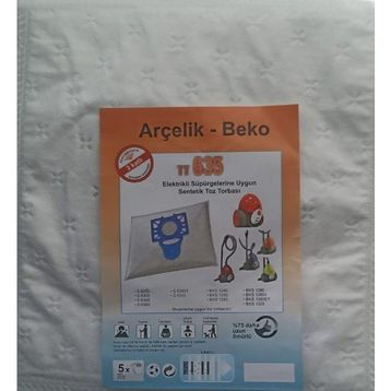 Arçelik S 6300 5 Adet Toz Torbası