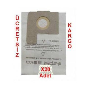 Arçelik S 6300 - S 6350 20 Adet Toz Torbası
