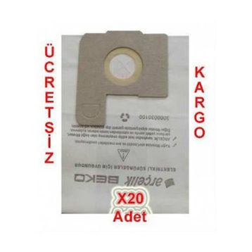Arçelik S 6300 - S 6350 20 Adet Toz Torbası