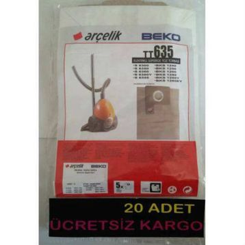 Arçelik S 6360 20 Adet Toz Torbası + Filtre Hediyeli