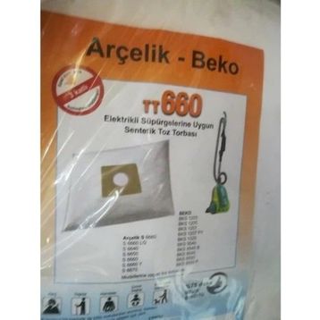 Arçelik S 6640 6650 6660 6670 6660Lg 6660Y 5 Adet Toz Torbası