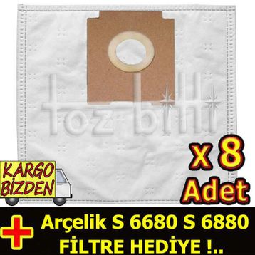 Arçelik S 6680 Süpürge Torbası