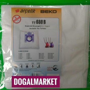 Arçelik S 6800 B Orbital 20 Adet Toz Torbası