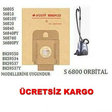 Arçelik S 6810Y Elektrik Süpürge Torbası