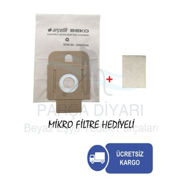 Arçelik S 6860 Toz Torbası