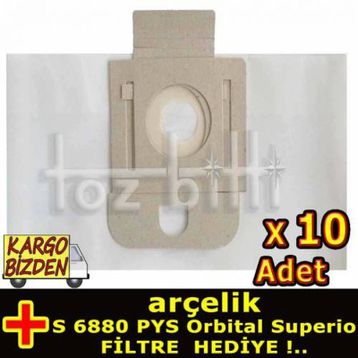 Arçelik S 6880 Elektrik Süpürge Torbası