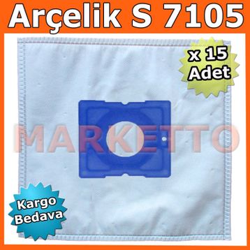 Arçelik S 7105 Süpürge Toz Torbası