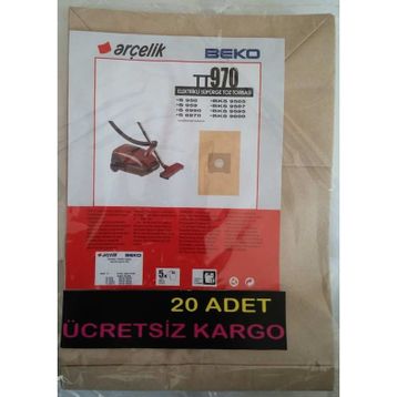 Arçelik S 950 - S 959 Süpürge 20 Adet Toz Torbası