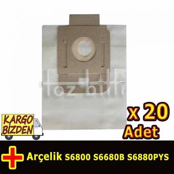 Arçelik S6800 S6680B S6880PYS Toz Torbası