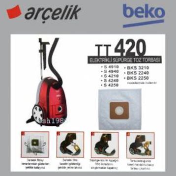 Arçelik Tornado 20 Adet Süpürge Toz Torbası