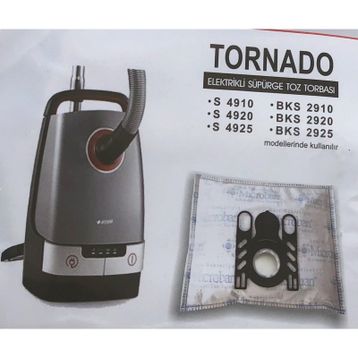 Arçelik Tornado 20 Adet Süpürge Toz Torbası