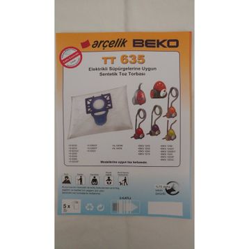 Arçelik TT 635 20 Adet Süpürge Torbası