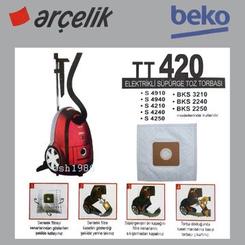 Arçelik TT420 Elektrikli Süpürge Toz Torbası