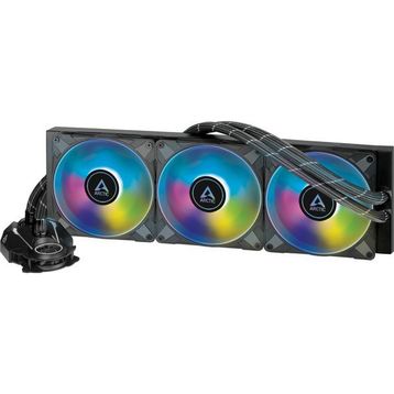 Arctic AR-ACFRE00109A Liquid Freezer II 420 A-RGB Intel AMD Uyumlu 420 mm Radyatörlü 3x14 cm P14 PWM Fanlı Sıvı Işlemci LGA1700 Kit Dahil Soğutucu