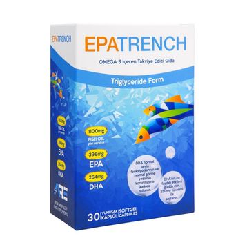 Are İlaç Epatrench Omega 3 30 Kapsül Balık Yağı