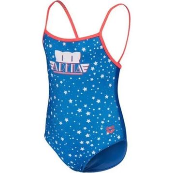 Arena 006301850 Mavi Friends Swimsuit U Back Çocuk Yüzücü Mayosu