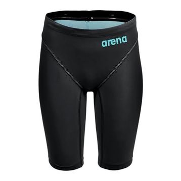 Arena 008609100 Siyah Powerskin Impulso Jammer JR Çocuk Yarış Mayosu