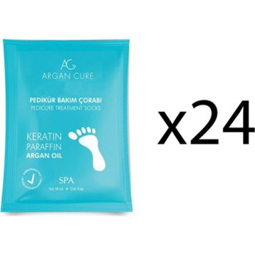 Argan Cure 24 Çift Kremli Pedikür Bakım Çorabı