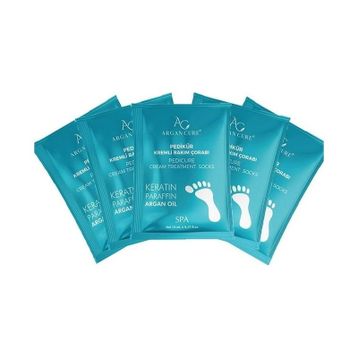 Argan Cure 5 Çift Kremli Pedikür Bakım Çorabı