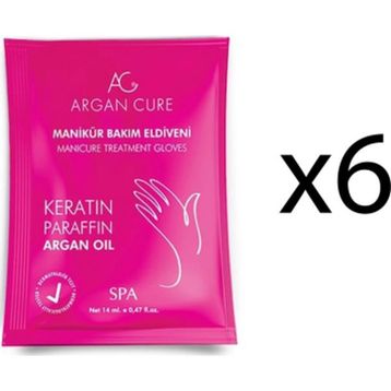 Argan Cure 6 Çift Kremli Manikür Bakım Eldiveni