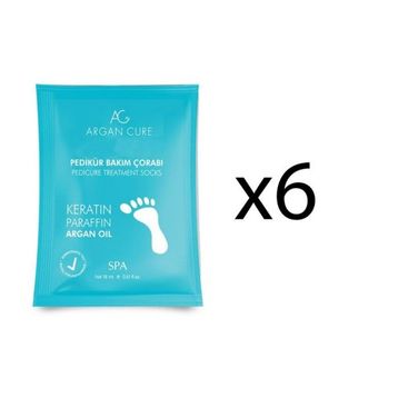Argan Cure 6 Çift Kremli Pedikür Bakım Çorabı