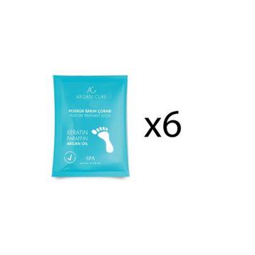 Argan Cure 6 Çift Kremli Pedikür Bakım Çorabı