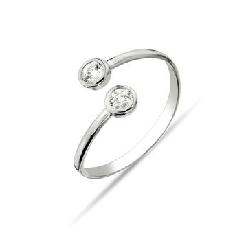 Argentum Concept Y011001 Zirkon Taşlı Gümüş Yüzük