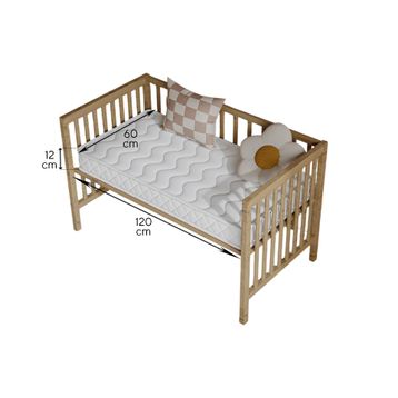 Argimo Alba 60x120 10 cm Sünger Bebek Beşik Park Yatağı