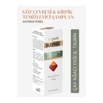 Argivit Blephix Göz Çevresi ve Makyaj 50 ml Temizleme Şampuanı