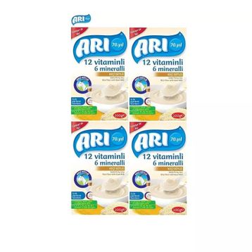 Arı 12 Vitaminli 6 Mineralli Keçi Sütlü Pirinç Unu 4x200 gr Bebek Maması
