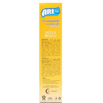 Arı 4+ Ay 3x250 gr 12 Vitaminli 6 Mineralli Sütlü Pirinçli Muzlu Pirinç Unu