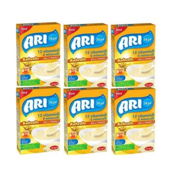 Arı 4+ Ay 6x250 gr Ballı İrmikli Pirinç Unu Kaşık Maması