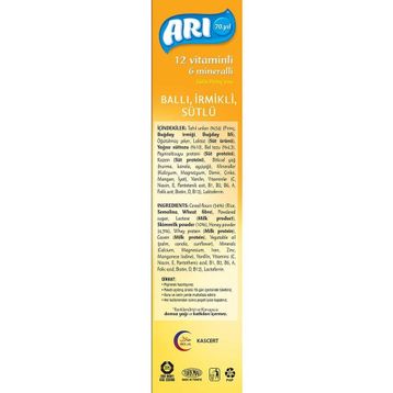 Arı 6+ Ay 6x250 gr Ballı İrmikli Kaşık Maması