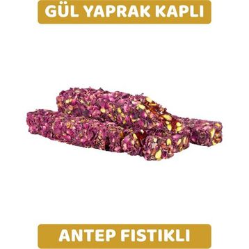 Arı Lokumları 500 gr Gül Yaprağı Kaplamalı Antep Fıstıklı Kral Lokum