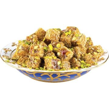 Arı Lokumları 500 gr Kadayıf Kaplamalı Çifte Kavrulmuş Antep Fıstıklı Lokum