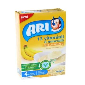 Arı Mama Sütlü Muzlu 12 Vitaminli 6 Mineralli 3x250 gr Mama