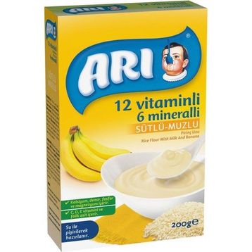 Arı Mama Sütlü Muzlu 200 gr Pirinç Unu