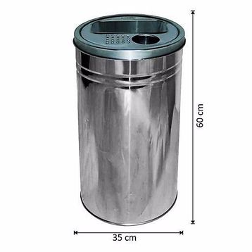 Arı Metal 1241 57 lt Kolon Küllük