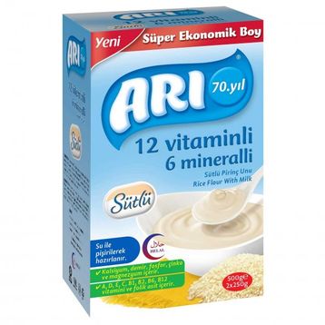 Arı Sütlü Pirinç Unu 500 gr Bebek Maması