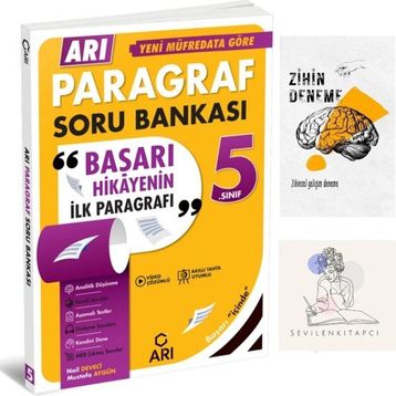 Arı Yayıncılık - 5.Sınıf Paragraf Soru Bankası + Zihindeneme