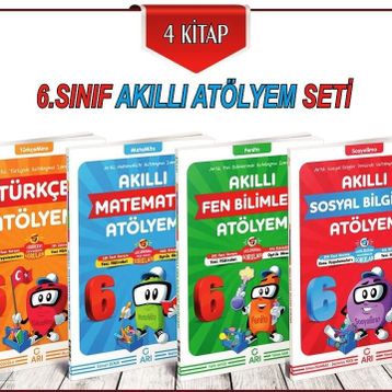 Arı Yayıncılık 6. Sınıf Akıllı Atölyem Seti 4 Kitap - Kolektif