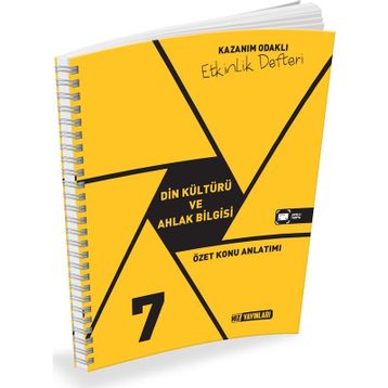 Arı Yayıncılık 7. Sınıf Din Kültürü Ve Ahlak Bilgisi Dinlendiren Defter - İzzet Eker